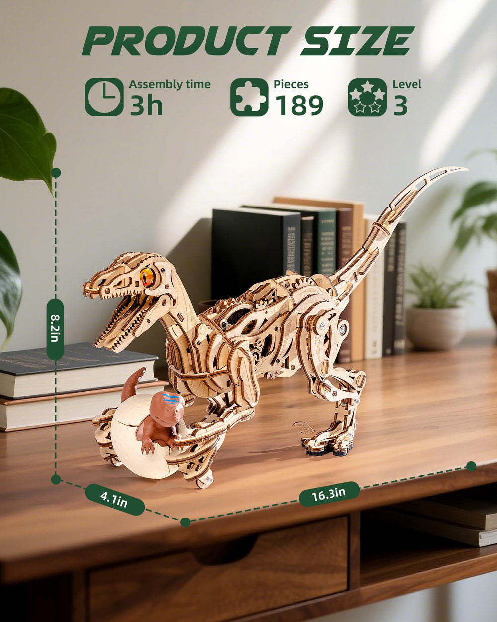 ROKR Velociraptor visual manual and online guide support learning.