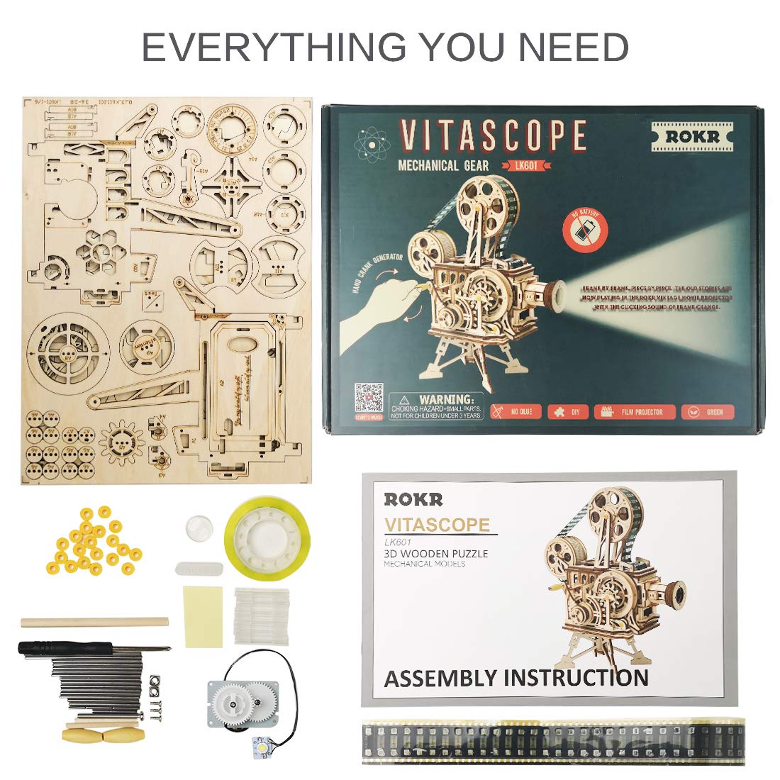 ROKR Vitascope spare parts kit emphasizes replacement availability