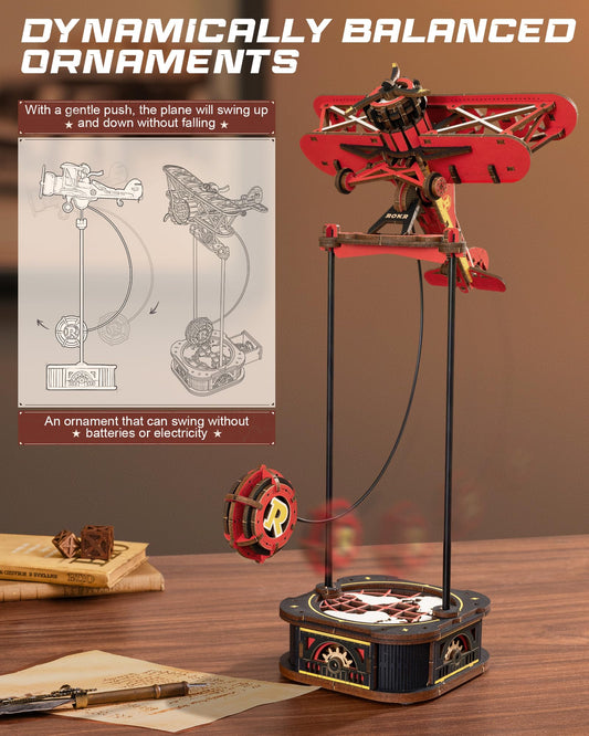 ROKR 3D puzzle assembly scene shows an engaging build for adults