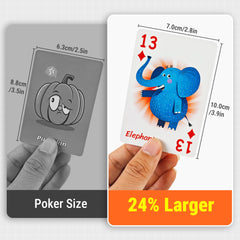 rokt-razo crazy eights with land animals for fast, playful challenges