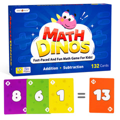 rokt-razo Math Dinos cards for quick setup and learning fun