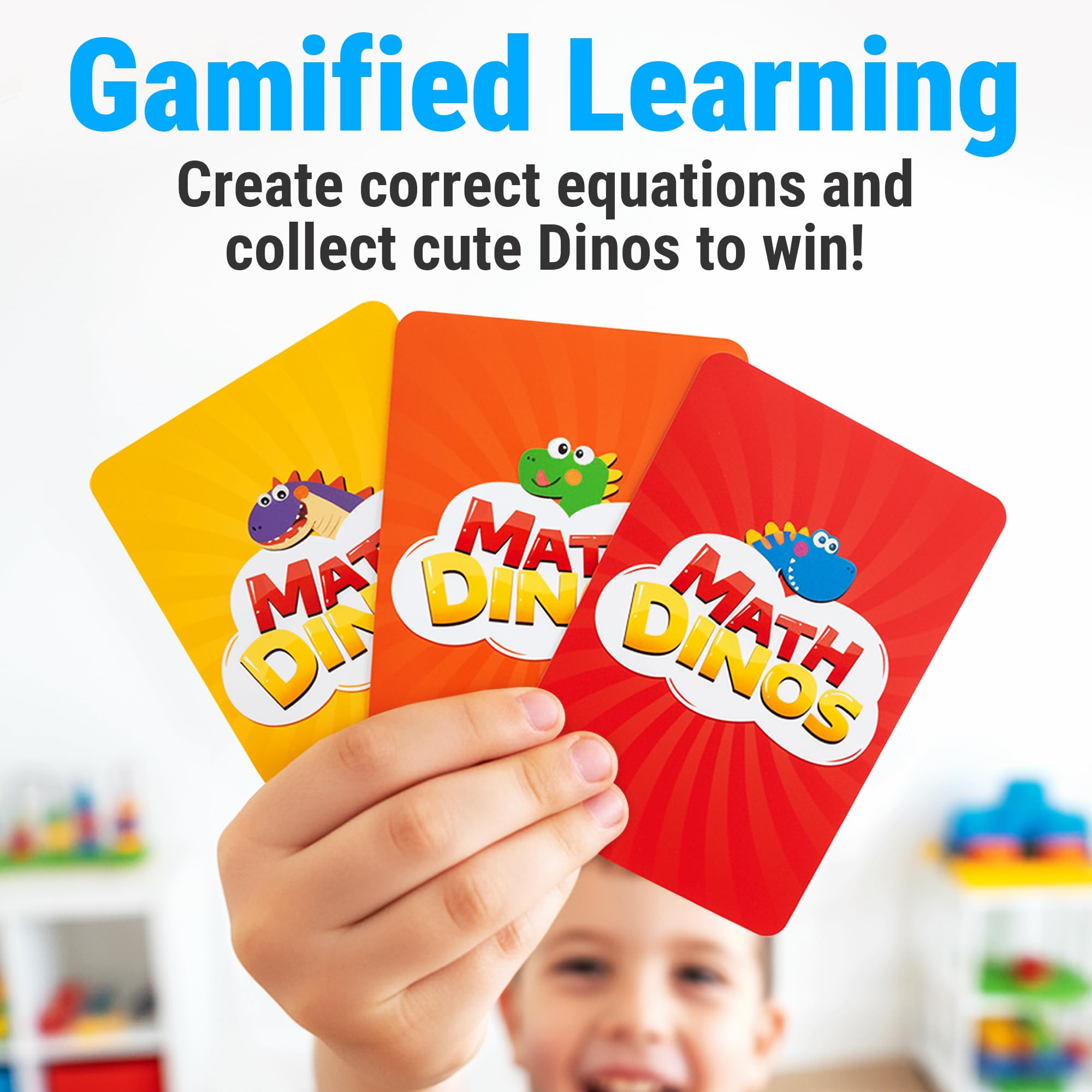 rokt-razo Math Dinos quick-play cards enable fast mental math practice