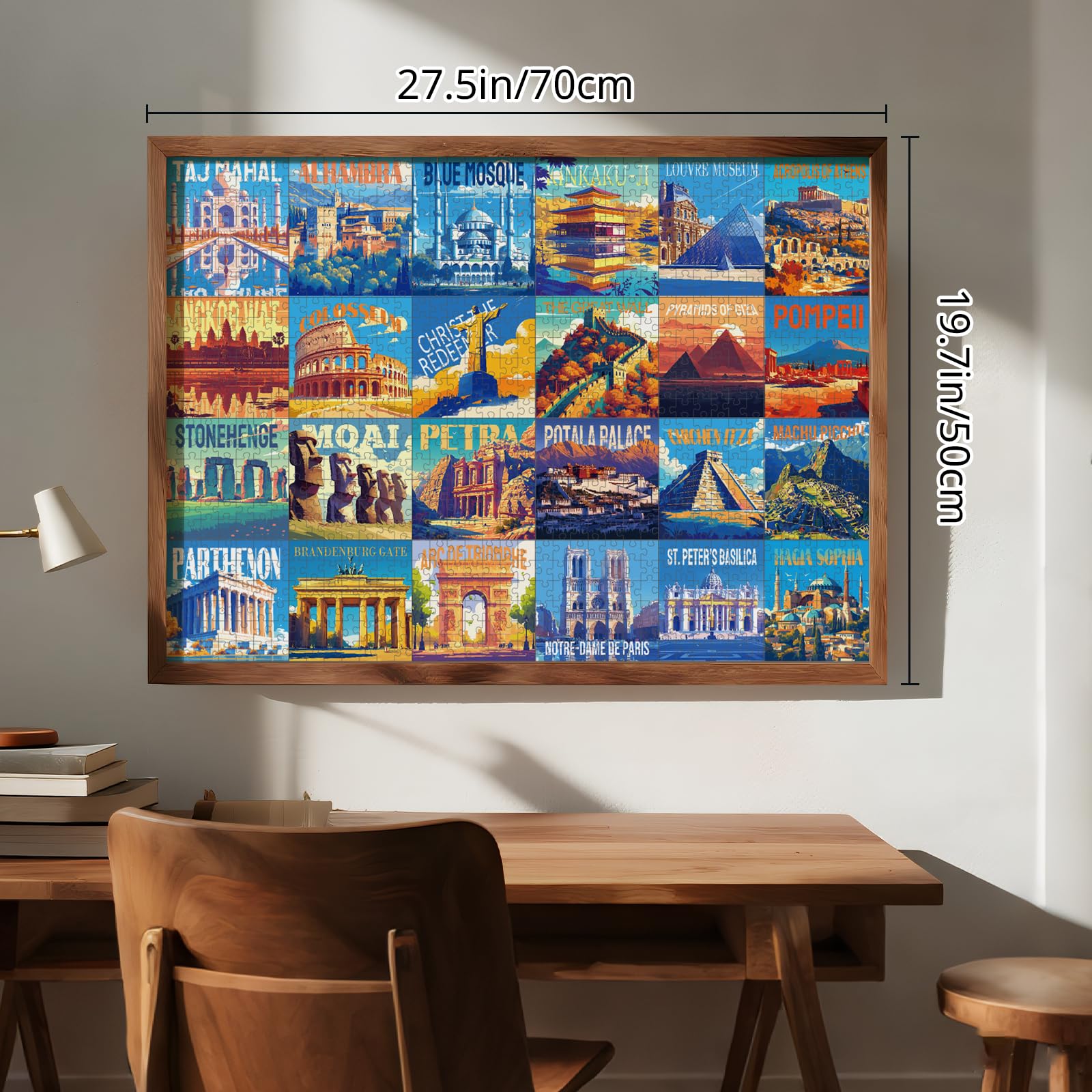 roktrazo 1000-piece puzzle pieces with precise cuts for a smooth fit.