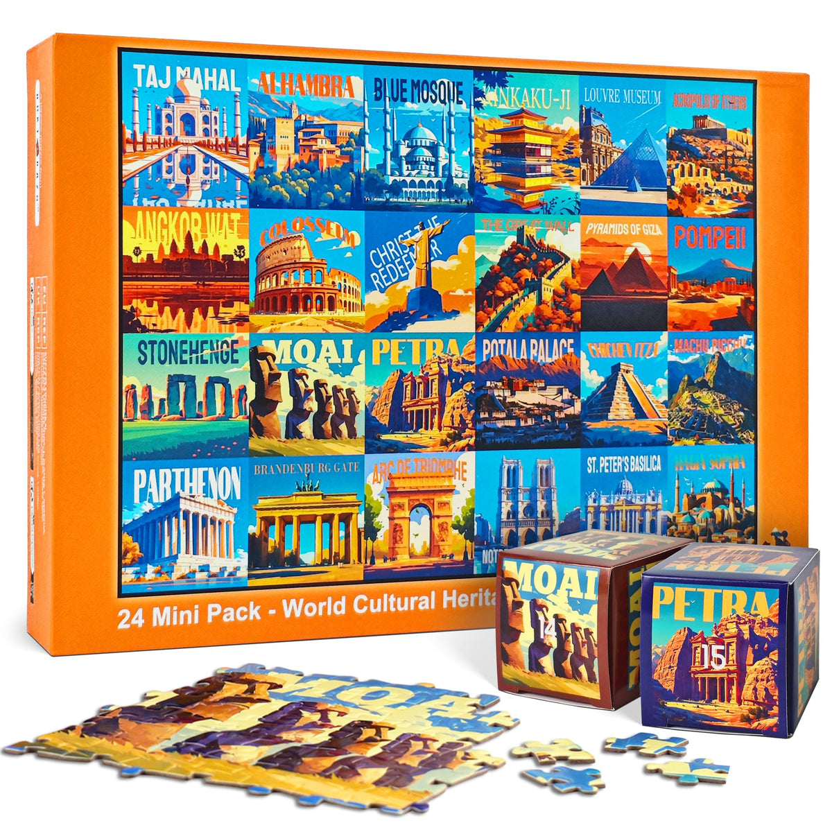 roktrazo World Heritage mini-pack puzzle box designed for a daily challenge.