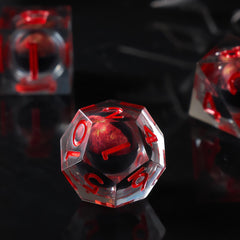 Seven-piece set includes D4, D6, D8, D10, D12, D20, and D100 in vibrant hues.