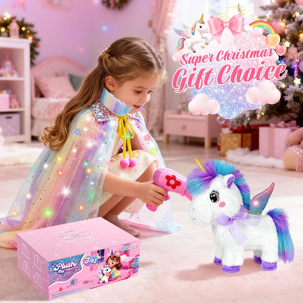 Rolevoria unicorn headband and bow for cute pretend outfits