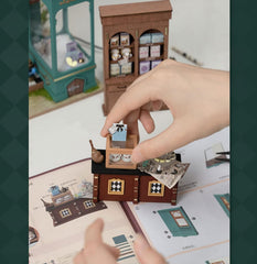 Rolife Alice's Tea Store kit makes a thoughtful gift and seasonal decor piece.