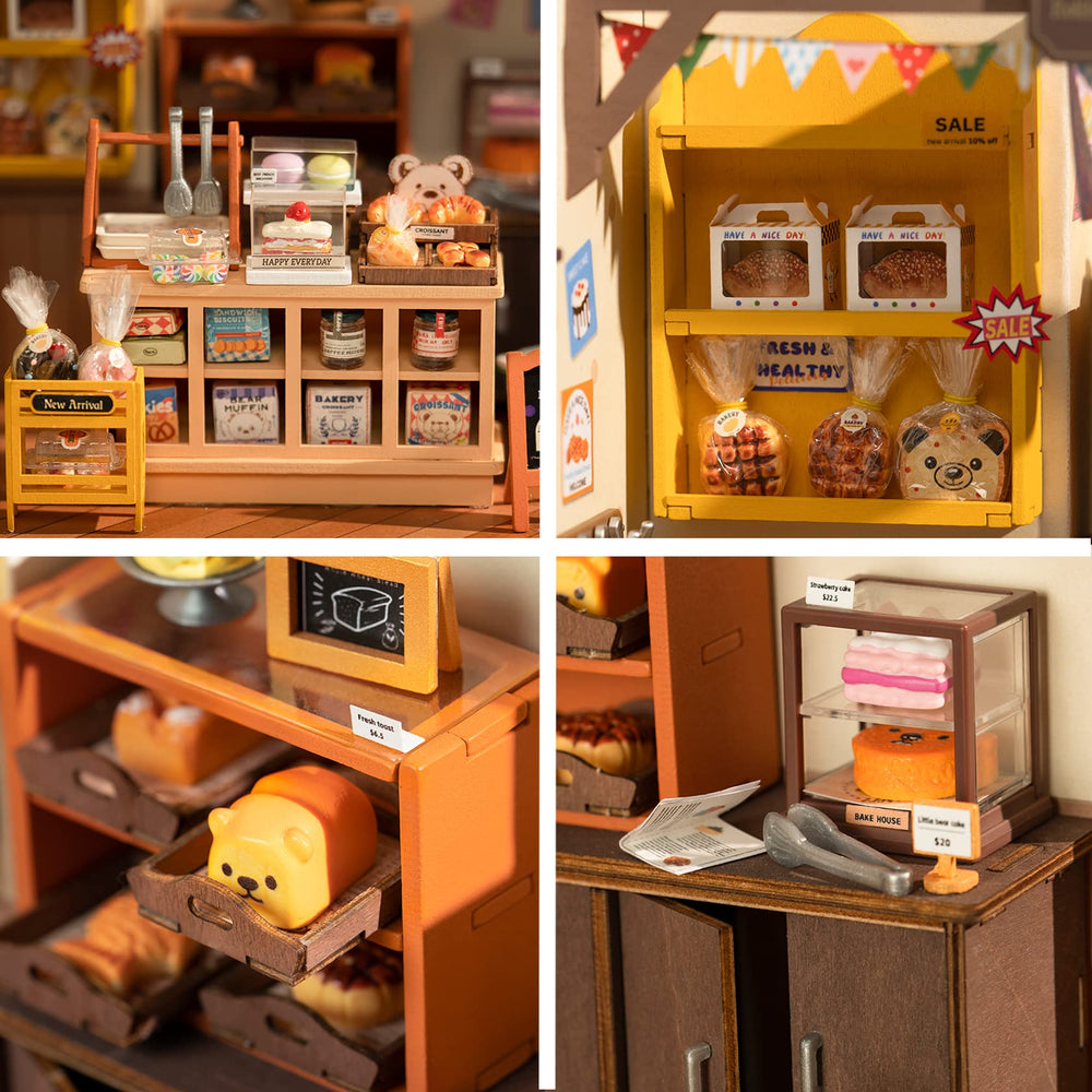 Rolife Becka's Bakery LED lights create a warm, inviting ambiance.
