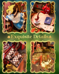 Rolife Book Nook Kit keyhole ceiling reveals hidden wonders