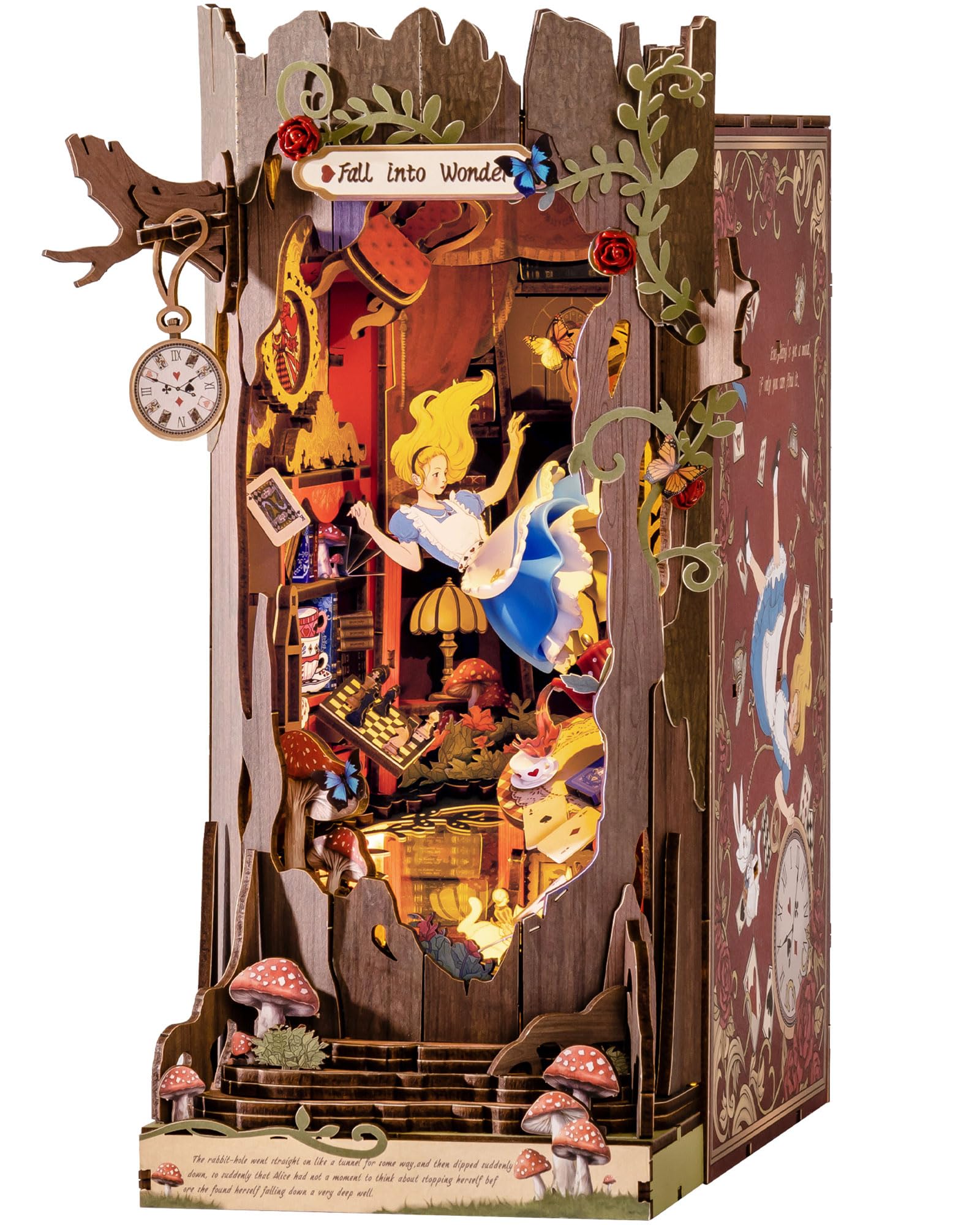 Rolife Book Nook Kit tree hollow diorama for a cozy reading nook