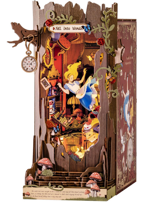 Rolife Book Nook Kit tree hollow diorama for a cozy reading nook