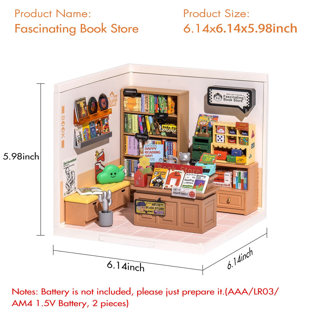 Rolife instruction booklet with clear steps for hobbyists