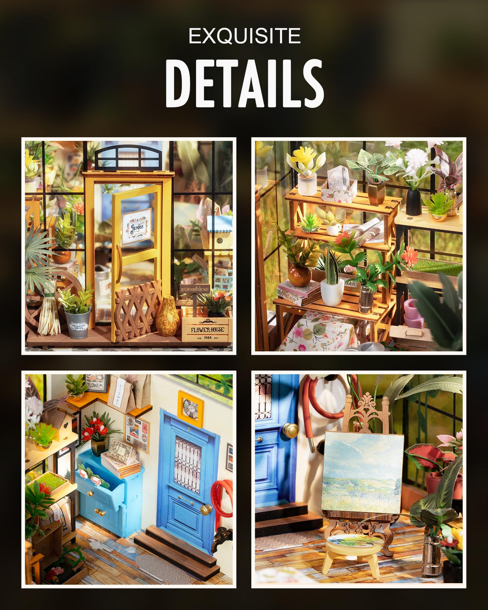 Rolife Cathy’s Greenhouse gift-ready package for a creative DIY experience.