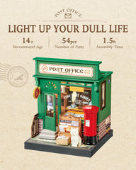 Rolife Century Post Office miniature kit materials included for confident building