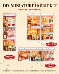 Rolife detailed instruction booklet guides easy step-by-step building