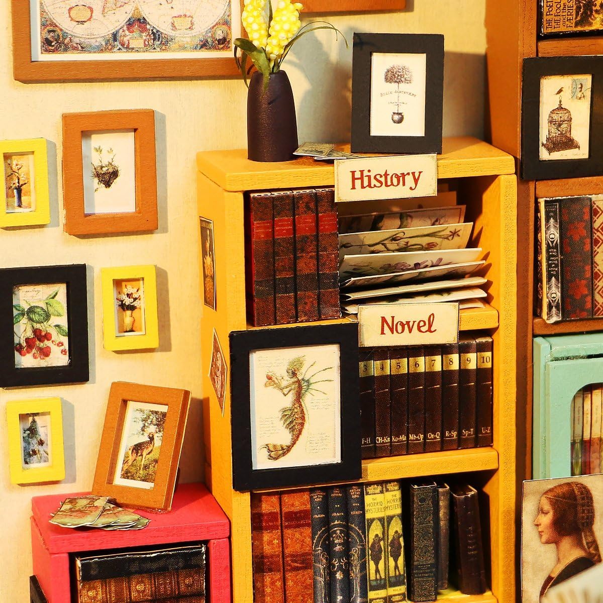 Rolife DIY living room scene showcases cozy, detailed interior you can create.