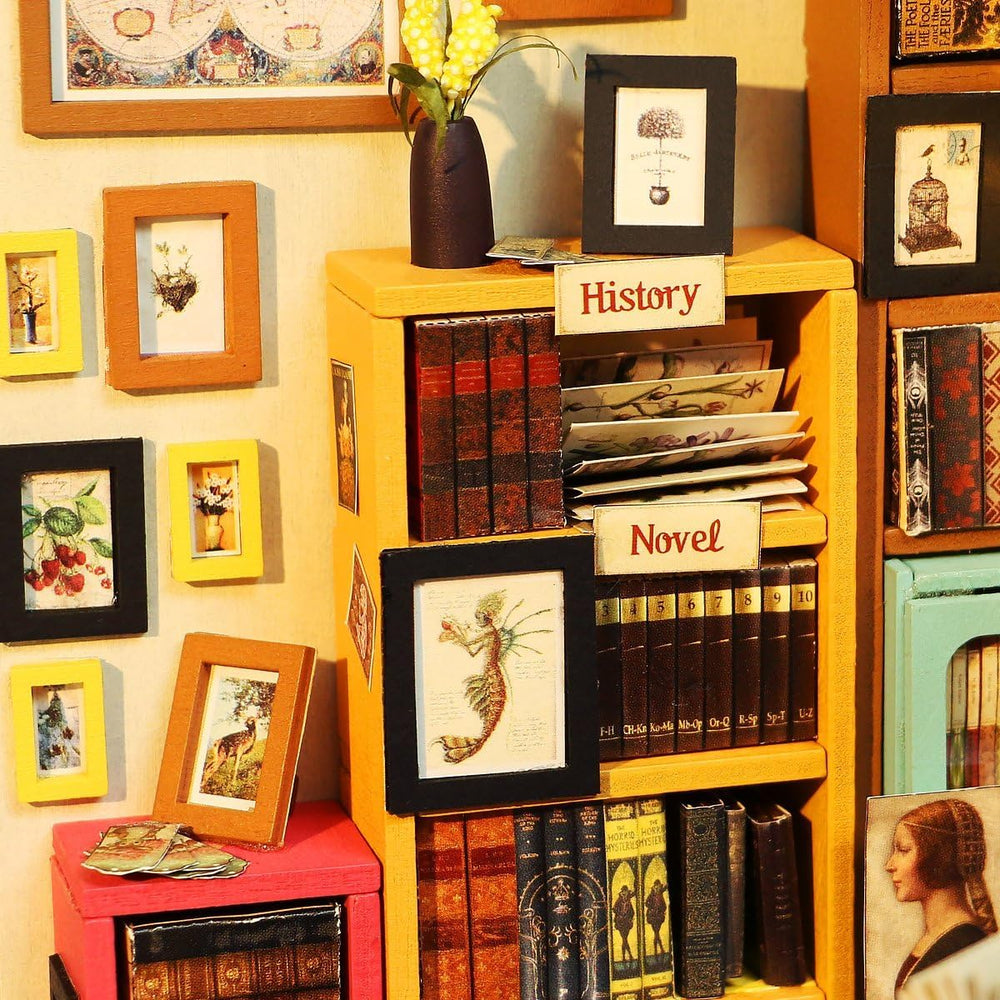 Rolife DIY living room scene showcases cozy, detailed interior you can create.