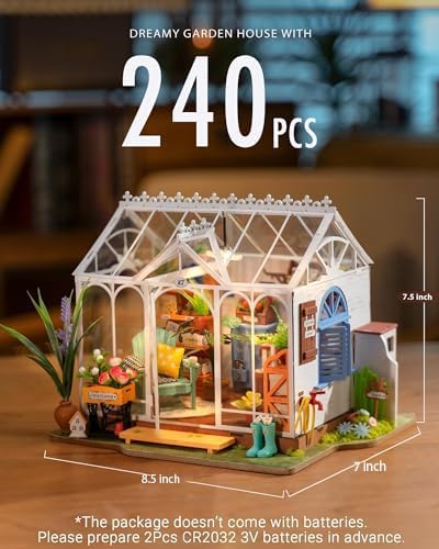 Rolife mini house instruction bundle highlights easy assembly for relaxing crafting sessions.