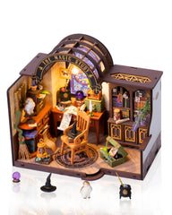 Rolife DIY miniature house kit featuring a messenger owl for imaginative storytelling.