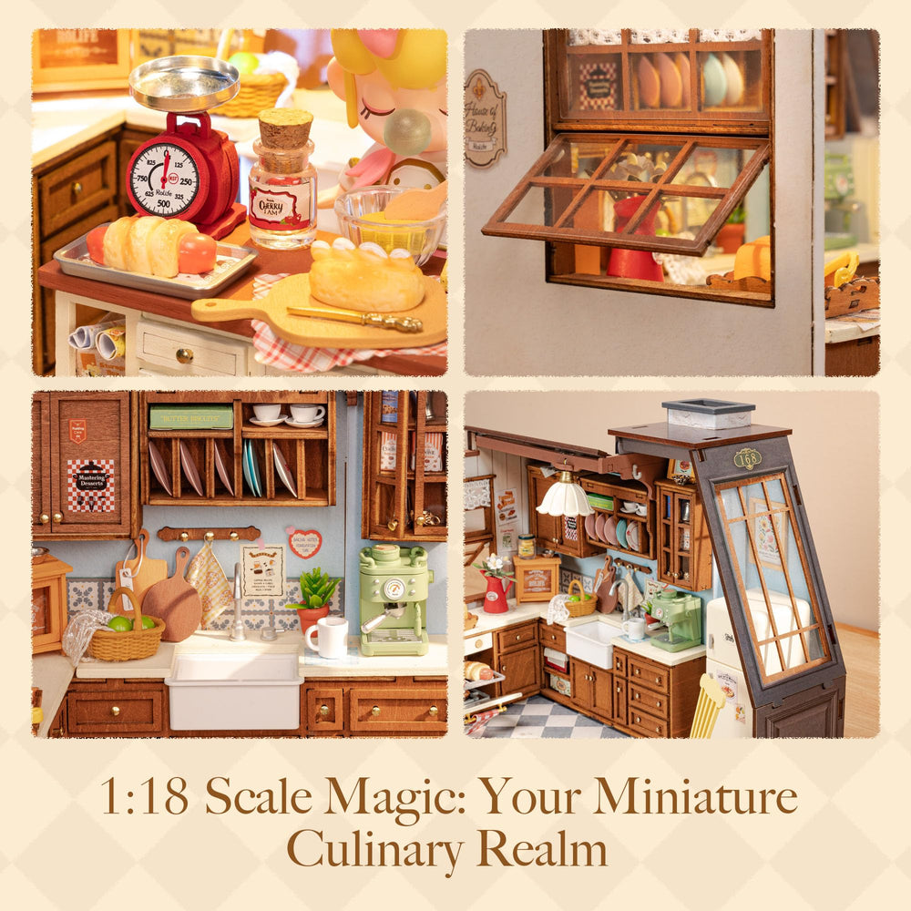 Rolife dollhouse furniture detail finely crafted for realism
