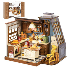 Rolife dollhouse kitchen detail for cozy display and storytelling