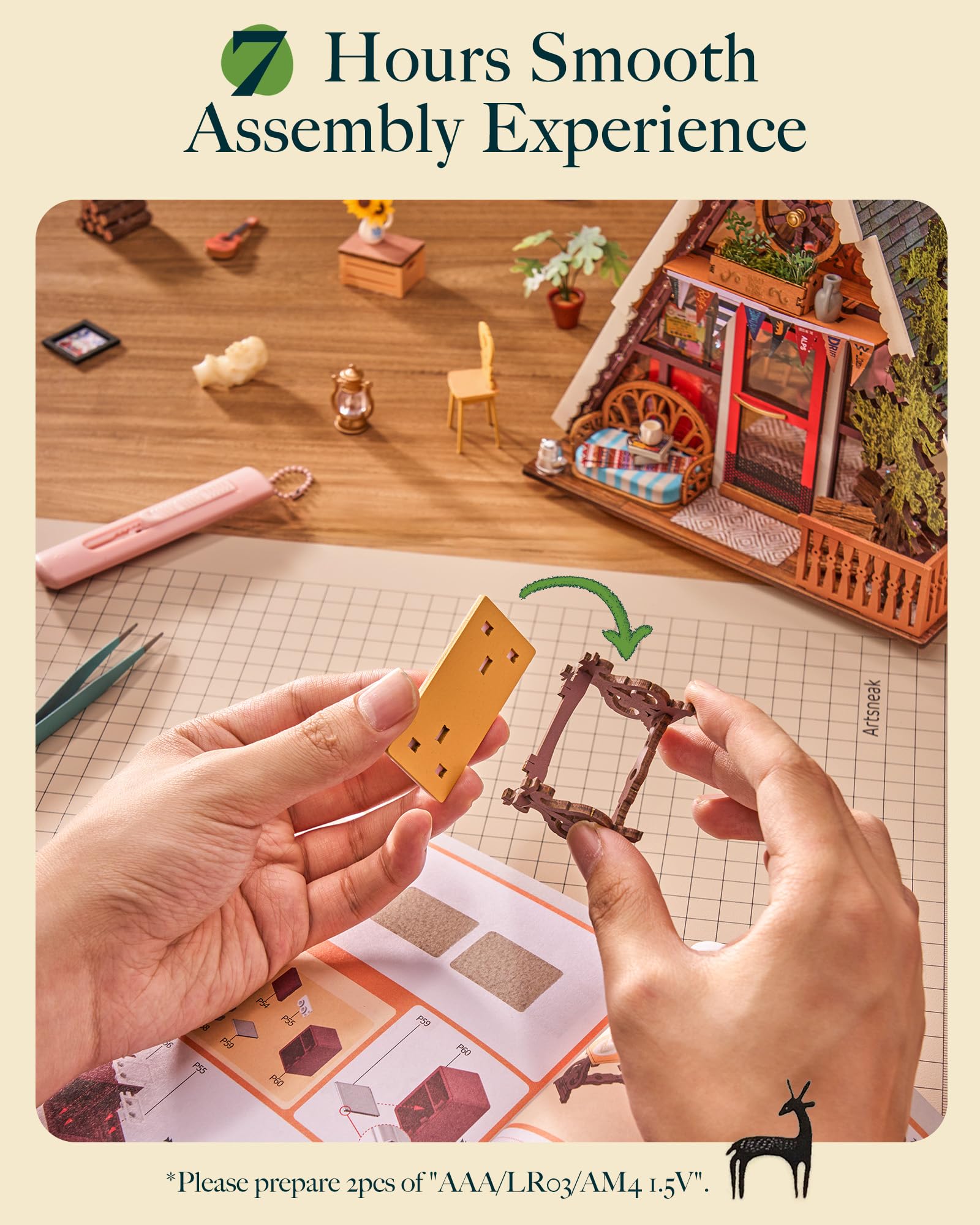 Rolife Enclosed display-ready design keeps the finished scene polished