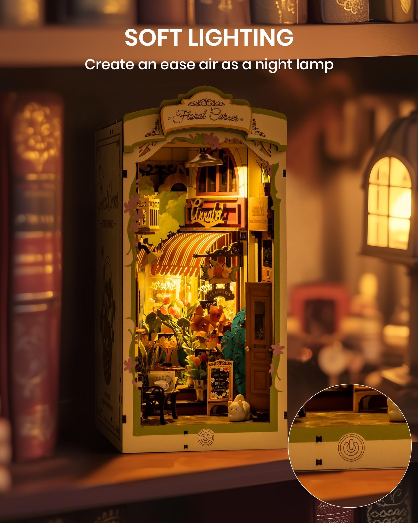 Rolife European villa diorama adds romantic charm to shelves