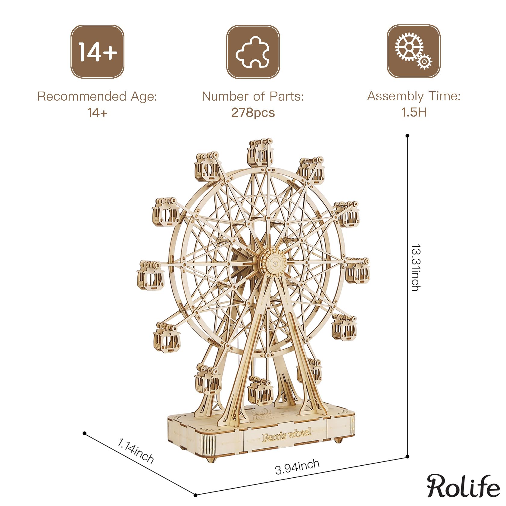 Rolife family-friendly puzzle activity supports shared construction.