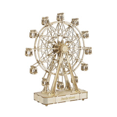 Rolife Ferris Wheels music box during assembly promotes focus and patience.