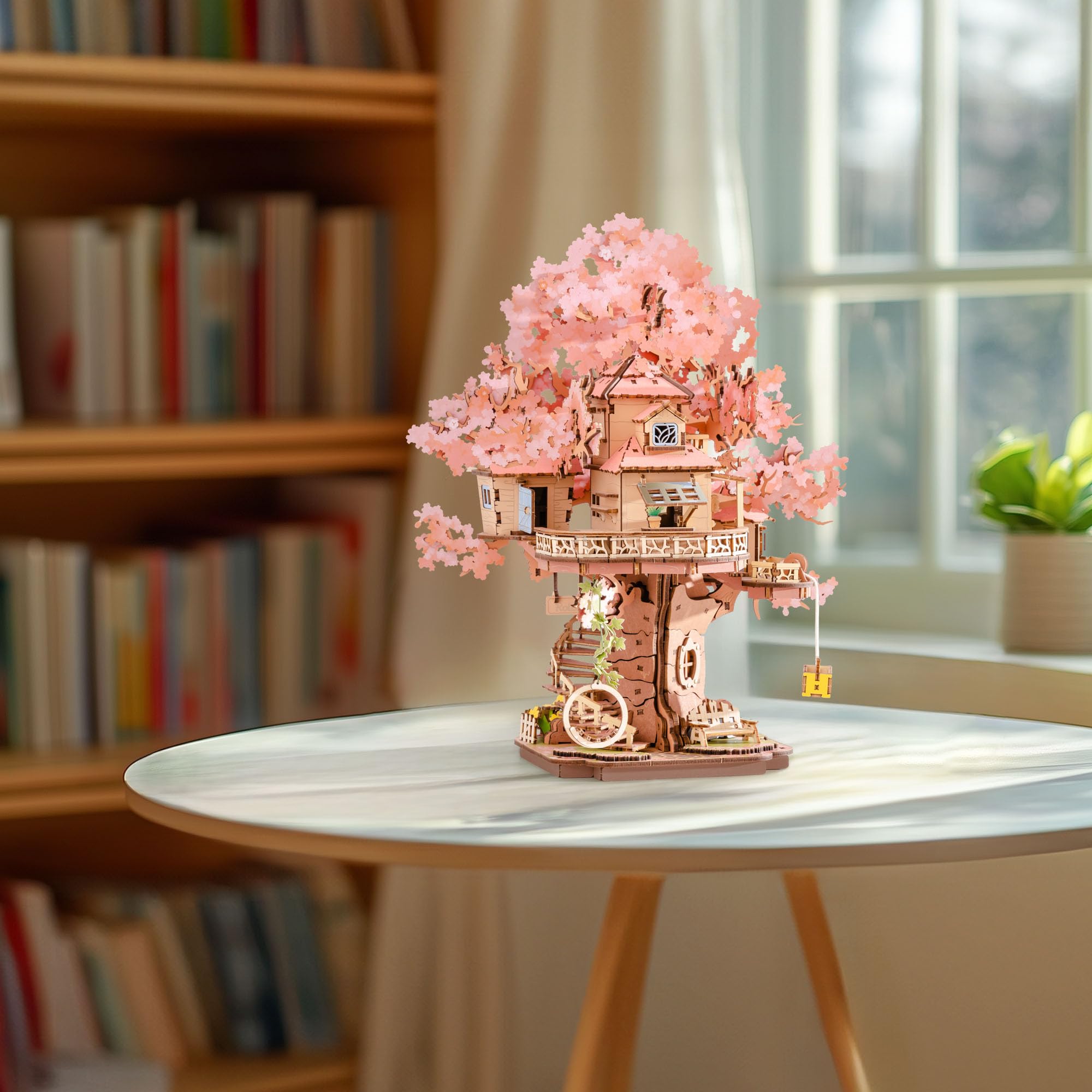 Rolife cherry blossom bonsai puzzle as thoughtful birthday gift