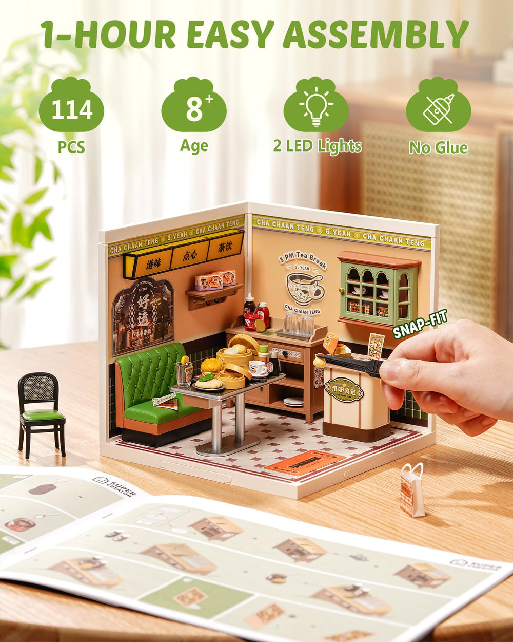 Rolife holiday gift idea HK Bites Cafe dollhouse for gifting