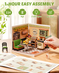 Rolife holiday gift idea HK Bites Cafe dollhouse for gifting