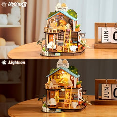 Rolife Puppy figure adds lifelike focal point for cozy dioramas