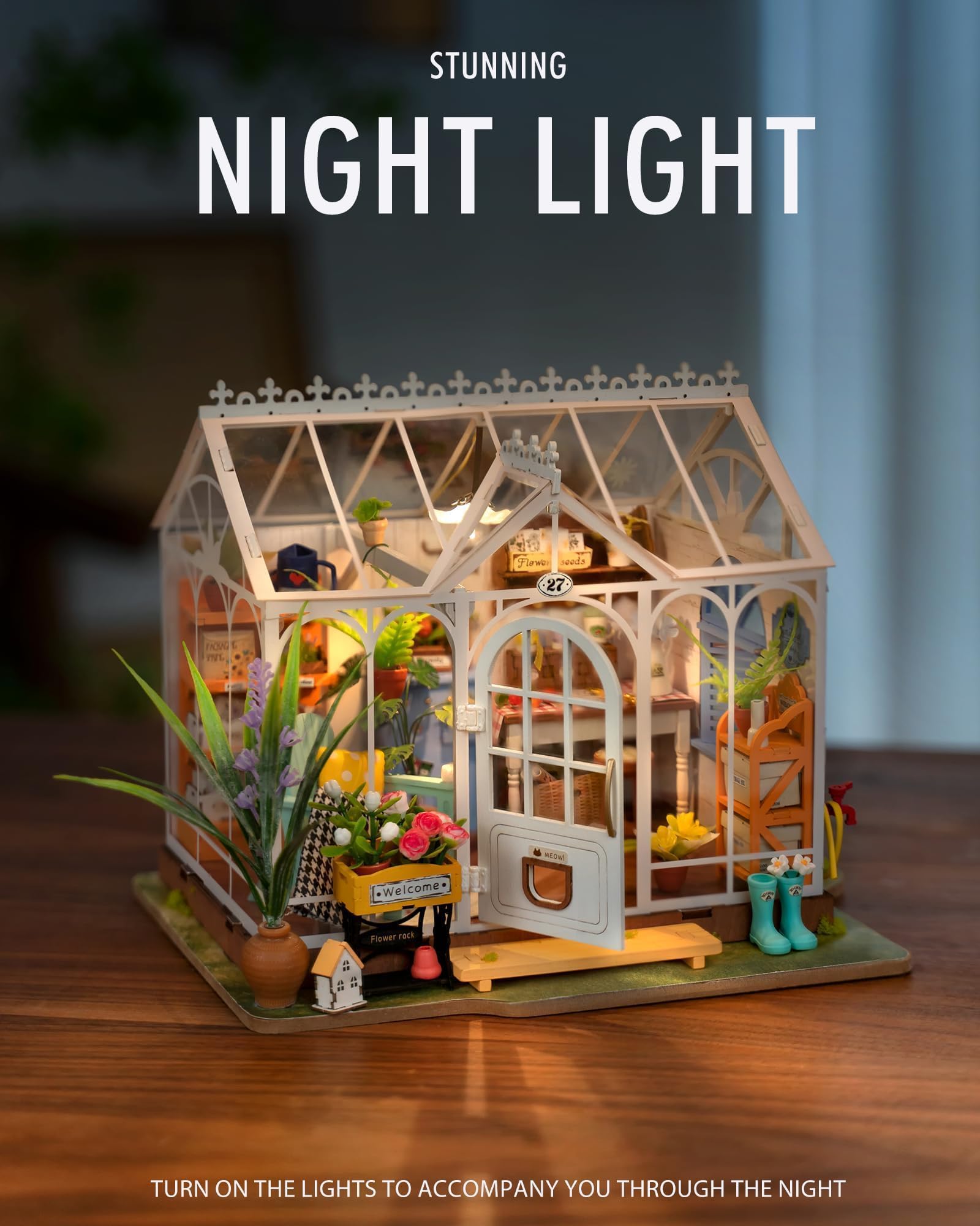 Rolife wooden parts and paper details emphasize quality for durable miniatures.