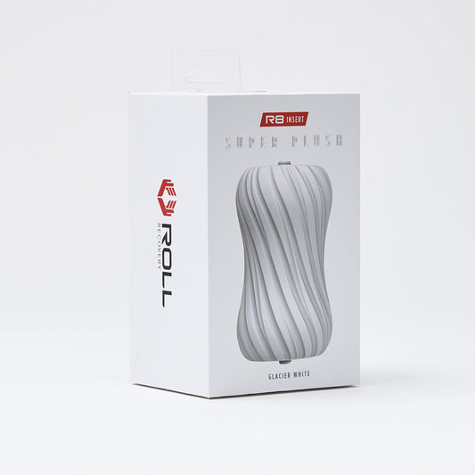 ROLL Recovery R8 SuperPlush close-up shows soft plush material for gentler massage.