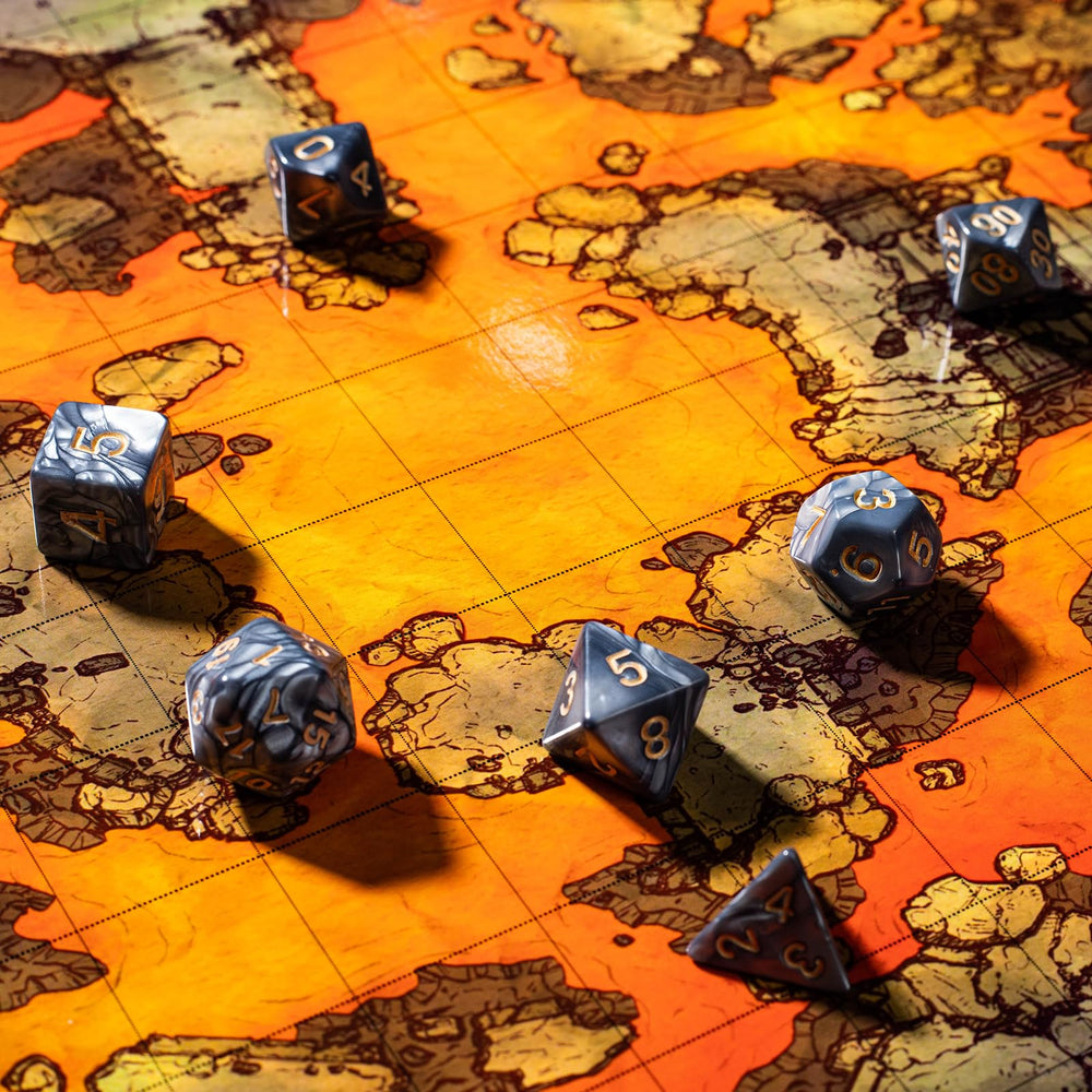 Rolledomain dice storage in velvet pouch for easy transport
