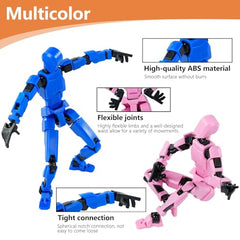Rolling Art Model 13 shows versatile multi-jointed poses for creative play.