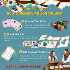 Rolls 2 Riches offers family-friendly fun for kids and adults alike.