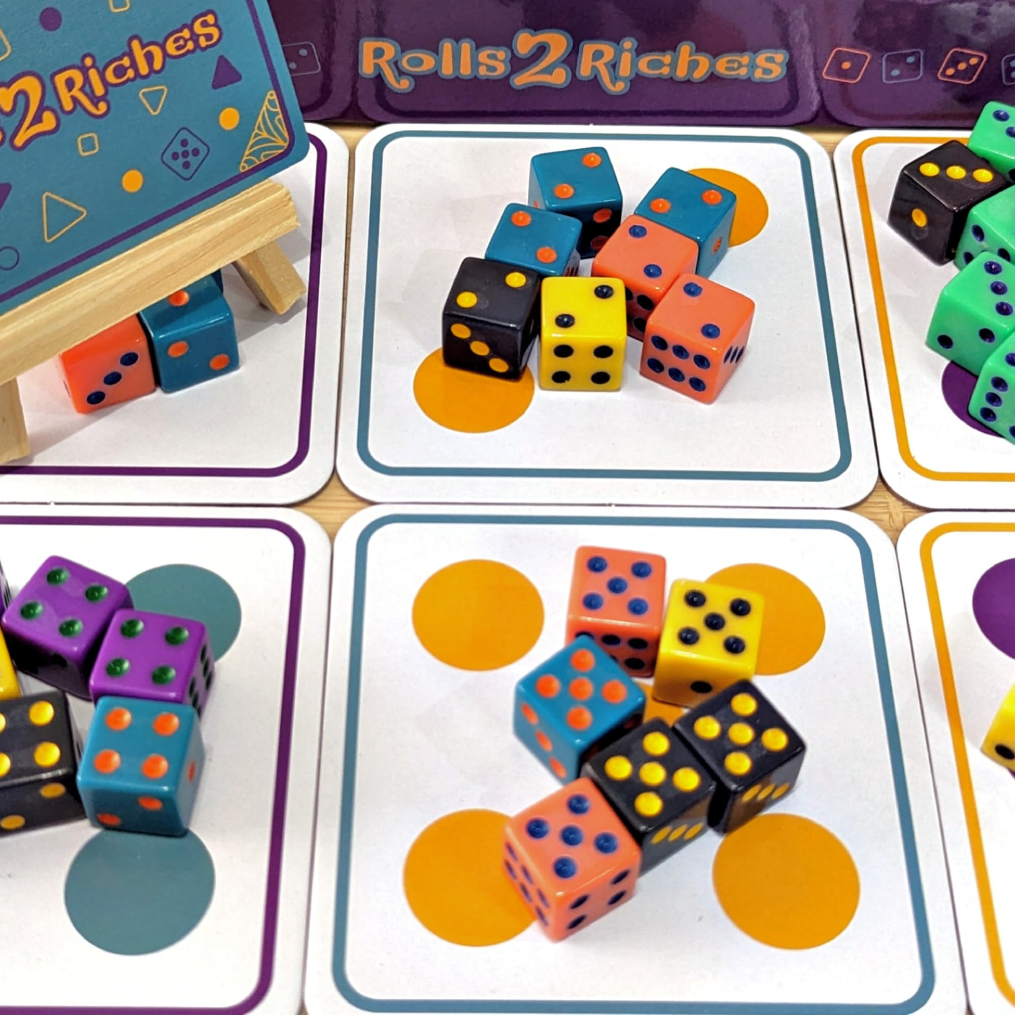 Rolls 2 Riches travel-compact design fits easily in a bag for on-the-go gaming.