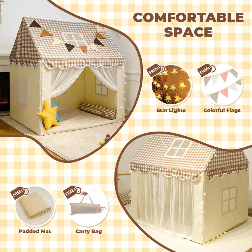 RONGFA playhouse decorative flags add whimsy to play spaces.