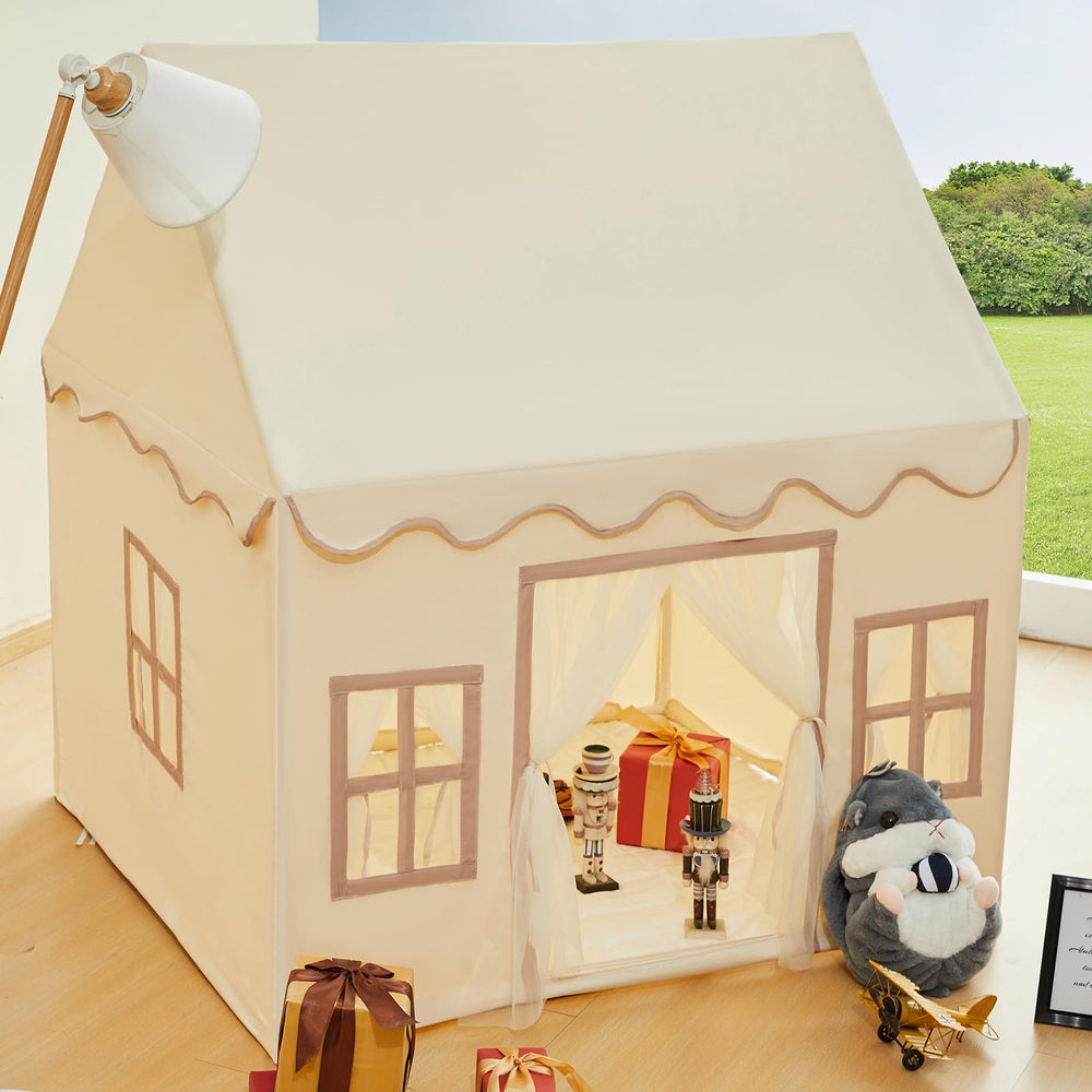 RONGFA playhouse tent exterior with generous dimensions for shared playtime
