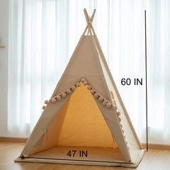 RONGFA play tent is machine washable for simple cleanup.