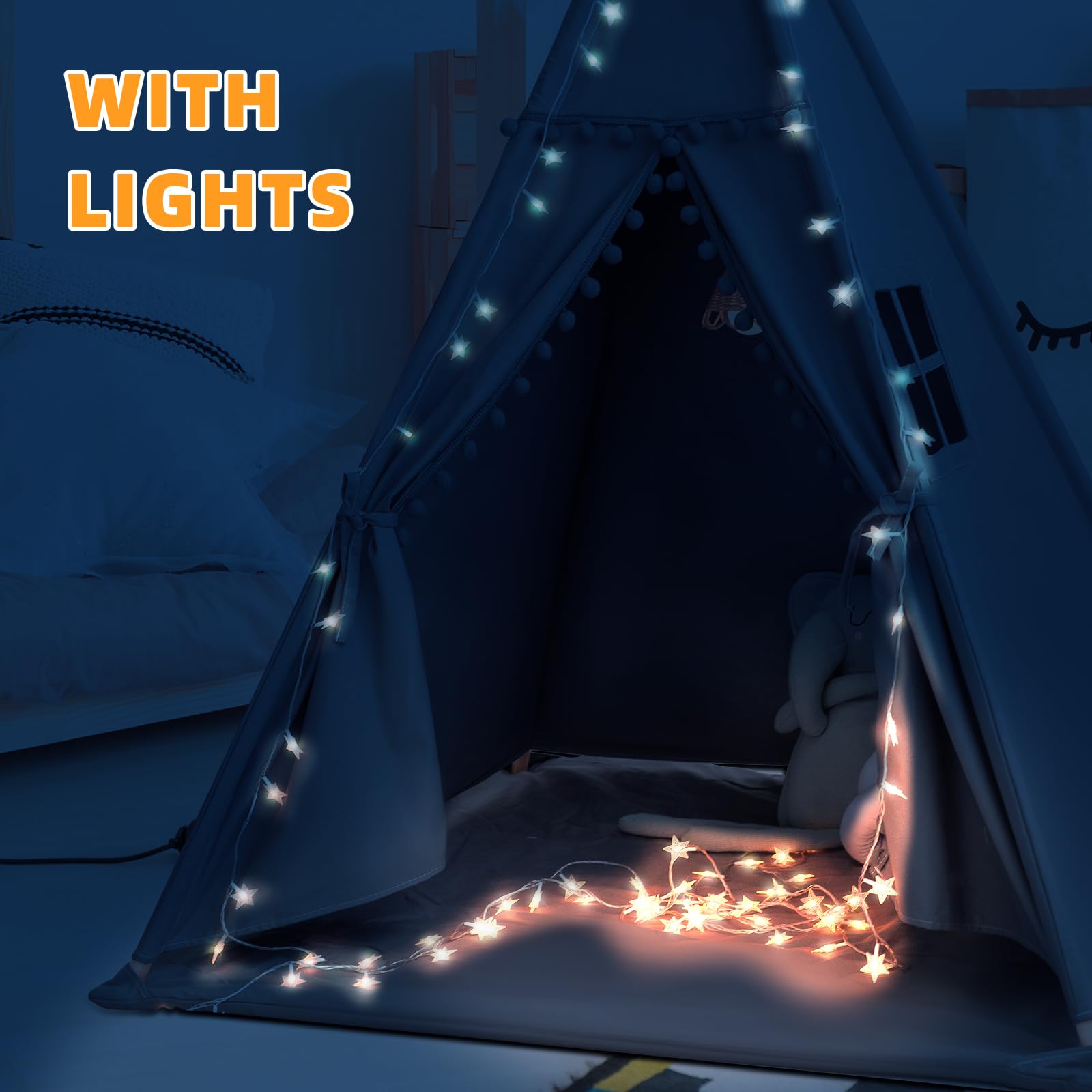 RONGFA Teepee Tent creates a cozy reading nook for kids