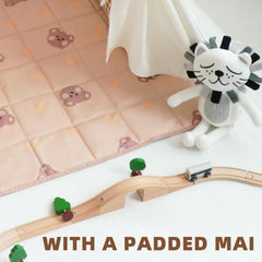 RongFa teepee white mat, included comfort mat for nap times