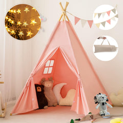 RongFa tepee tent assembly in minutes with simple steps for imaginative play