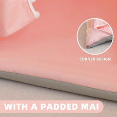 RONGFA pink teepee with star lights, ambient play space