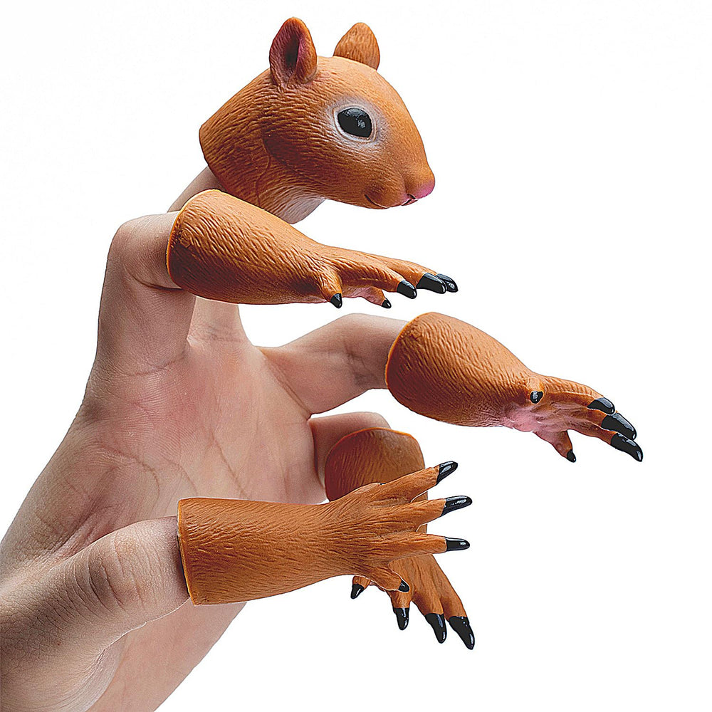 RONIAVL squirrel finger puppet ready for imaginative storytelling on your finger