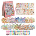 Ronlor 3D sticker scene kit cover with diverse diorama options for creative projects.
