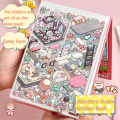 Ronlor storage notebook with sticker pages to document your mini world creations.