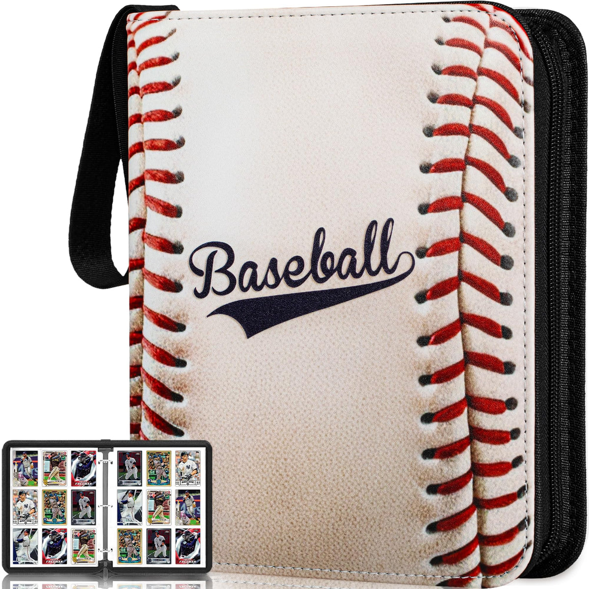 RONMONG baseball card binder cover with premium design for display
